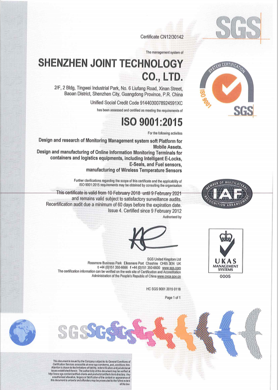 Waterdichte Intelligente Elektronische de Temperatuur van de Slot Koude Ketting Controleapparaten ISO9001 14