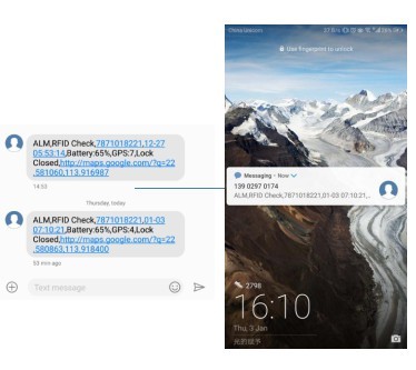Waterdichte Intelligente Elektronische de Temperatuur van de Slot Koude Ketting Controleapparaten ISO9001 6