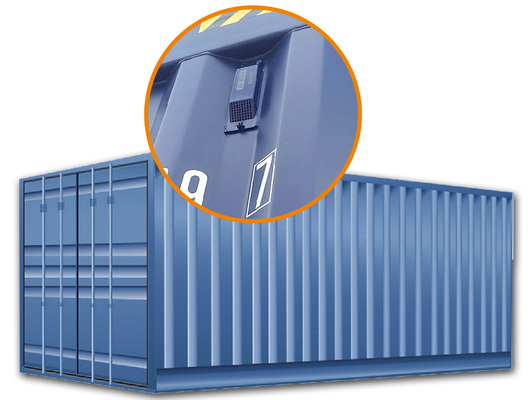 Een GPS-container slot met GPRS/GSM/Bluetooth-communicatiemodus en een hoge precisie van de GPS-positionering